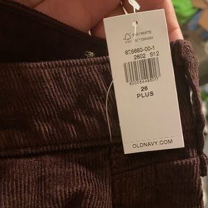 Old navy highwaisted secret skim pockets rockstar superskinny plus size corduroy